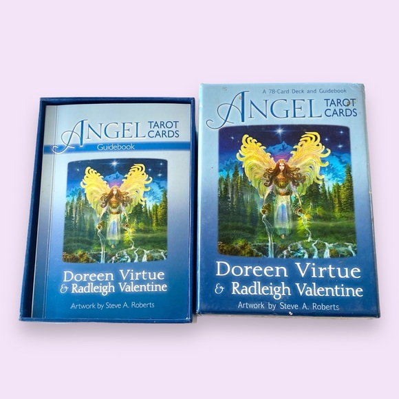 Angel Tarot 78 Card Deck Physical Guidebook Doreen Virtue & Radleigh Valentine - Picture 3 of 15
